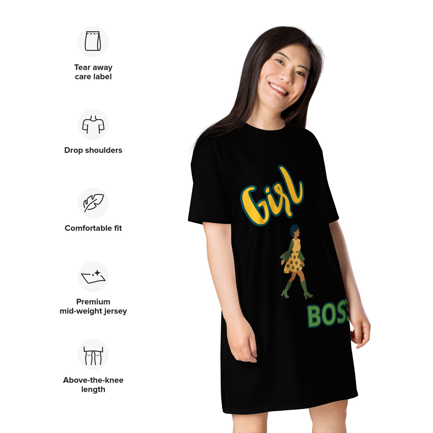 Girl Boss T-shirt dress