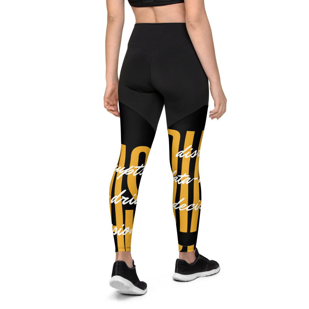 Disrupting Bias Sports Leggings