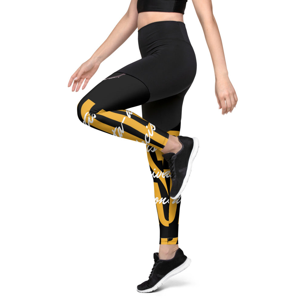 Disrupting Bias Sports Leggings