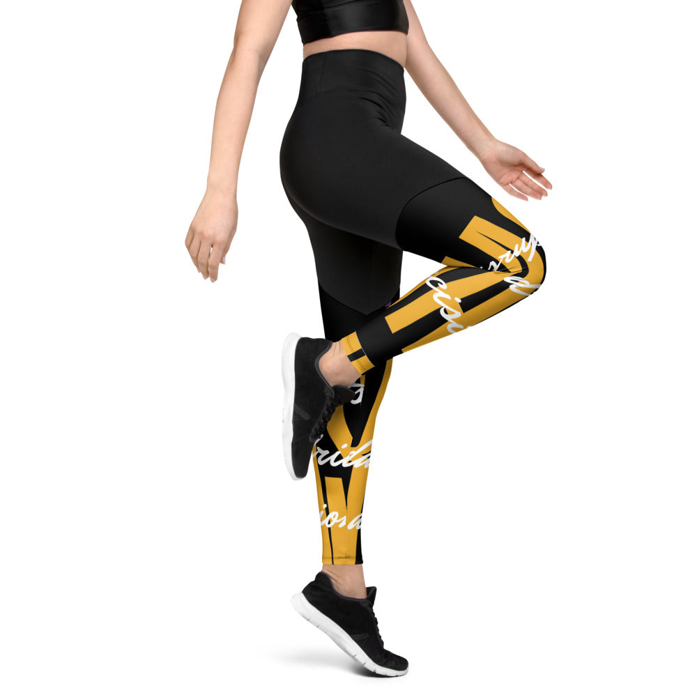 Disrupting Bias Sports Leggings