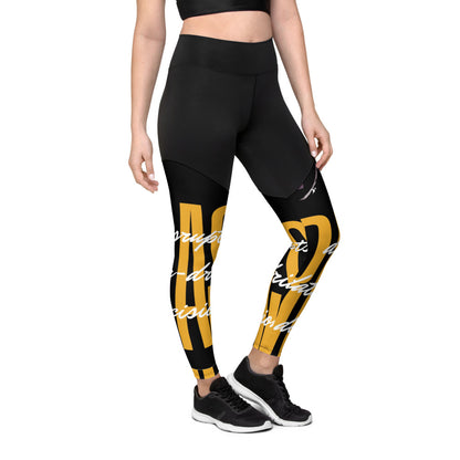 Disrupting Bias Sports Leggings